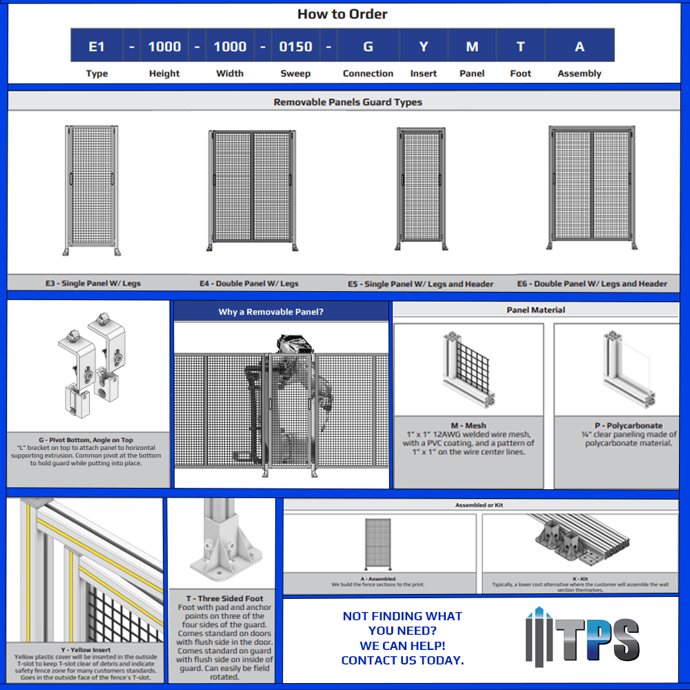 E3-2135-0450-0150-GYMTA SINGLE REMOVABLE PANEL WITH LEGS 2135MM X 450MM 1" MESH, FULLY ASSEMBLED